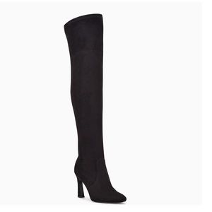 Brand new Nine West over the knee black boots